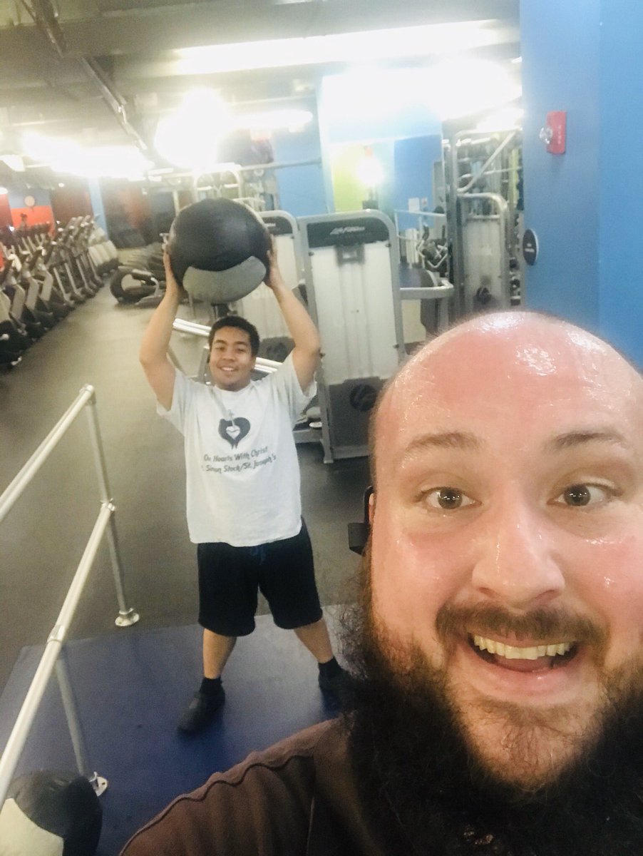 CarmeliteNick's tweet photo. Workout brothers. A great gift of community life! We all need to support each other! 

#presentationchallenge2020
#priestfit #catholicfit #fitforthekingdom https://t.co/alCxTh24Ku
