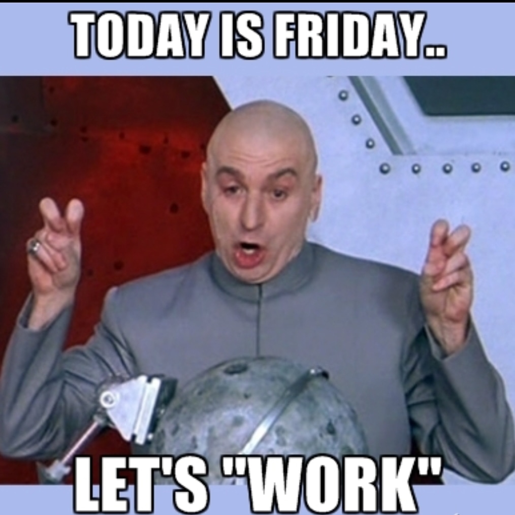 coinfurytv's tweet photo. Friday feels!

https://t.co/vLhngjkojw 
https://t.co/YvtzEz3BDx 
https://t.co/pi0P9maOYn 
https://t.co/0DfeXvPNlE 
#twitch #memes #friday #coin #coinfury #warrior #warriorlife #itiswhatitis #austinpowers #drevil #motivation #gotnone #hashtag #smashtag https://t.co/0KnLGESwy9