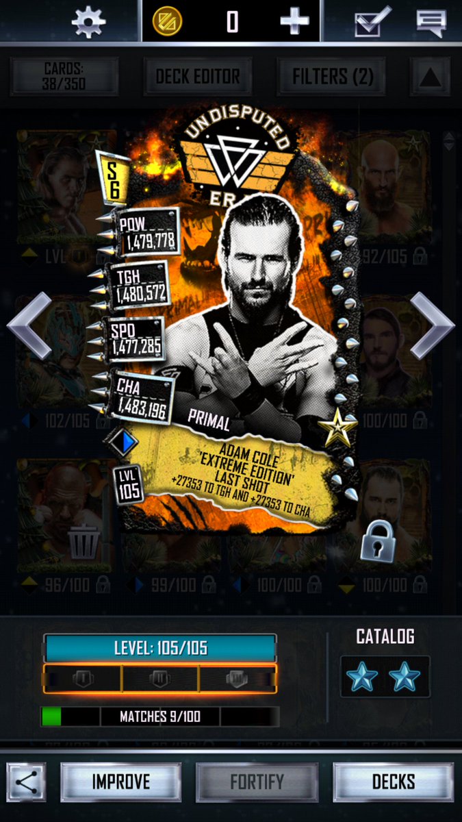 BarrettBoiz's tweet photo. @AdamColePro Fully Trained Pro Extreme Stats!! Him and VG Pro Fusion Goldberg Make a Tasty Pairing!! #WWESuperCard https://t.co/luuJG1zwi4