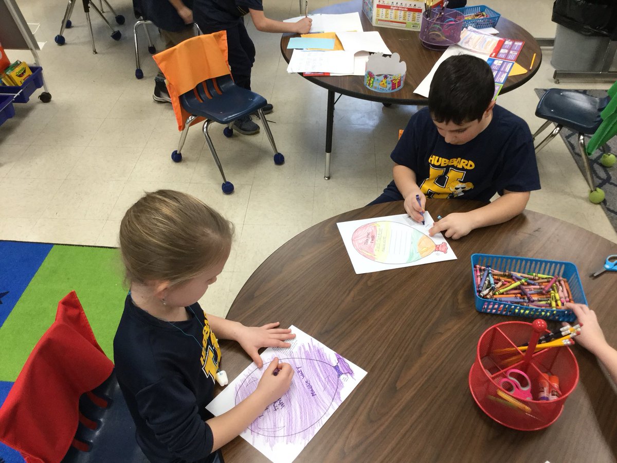 lamurphy30's tweet photo. Happy New Year! Students reflect on 2019 to help them make thoughtful New Year’s Resolutions. #HabitsOfMind #PersonalAttributes @Hubbard_School https://t.co/nuZrPbu7tZ