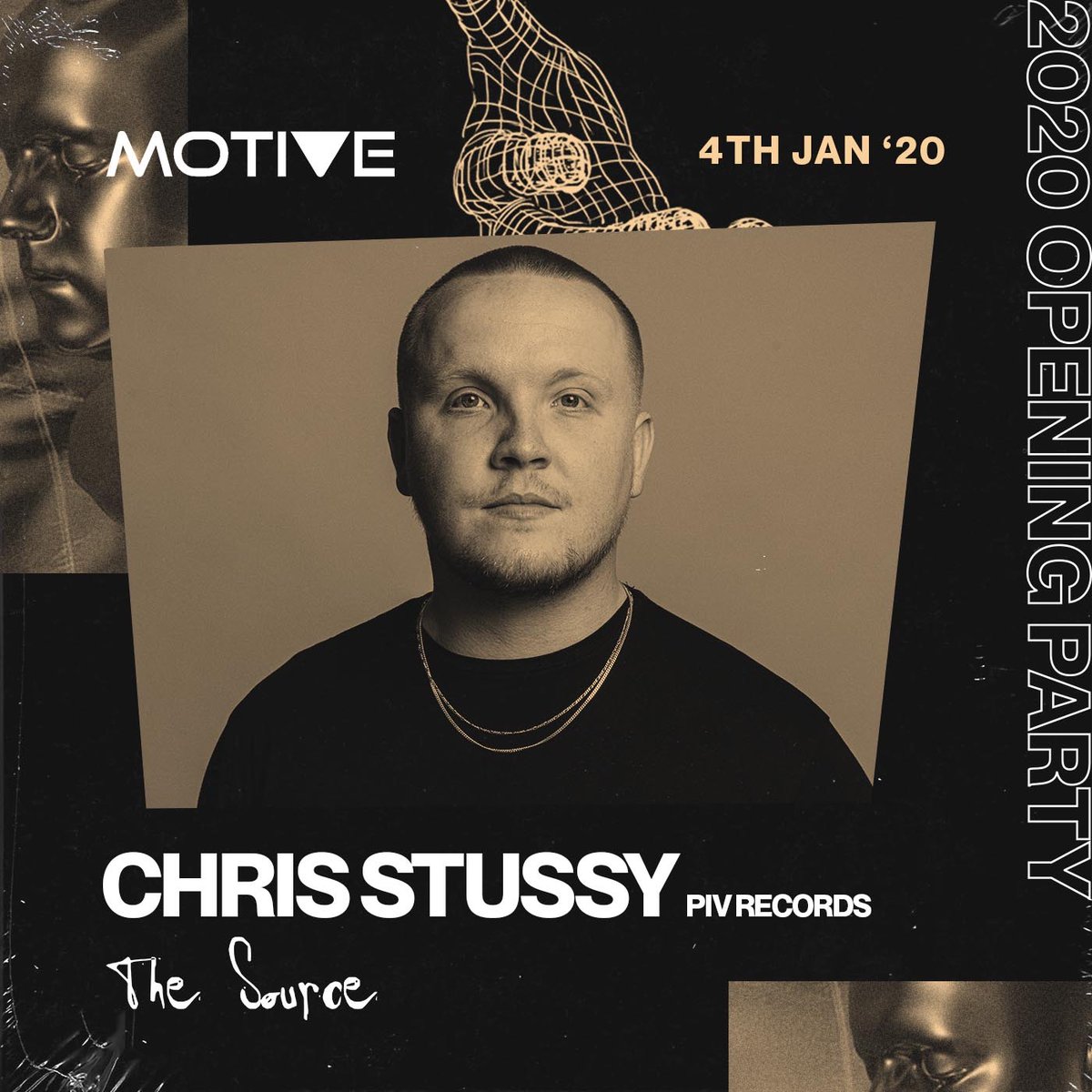 Motive + Chris Stussy + Source = 2020 Opening Party🔈

Only 1 day to go until we celebrate the first Saturday of the decade. This is not to be missed! Last remaining tickets: bit.ly/MotiveStussy20…