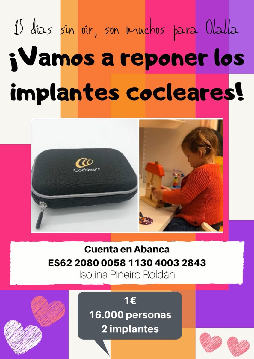 RCDeportivo's tweet photo. 🚨 #DEPORTIVISTAS, necesitámosvos para que os Reis poidan axudar a Olalla a recuperar o que perdeu, para que pronto tamén poida escoitar toda #anosaforza. 

Grazas de 💙 pola vosa colaboración! https://t.co/xwRpQVtmr5