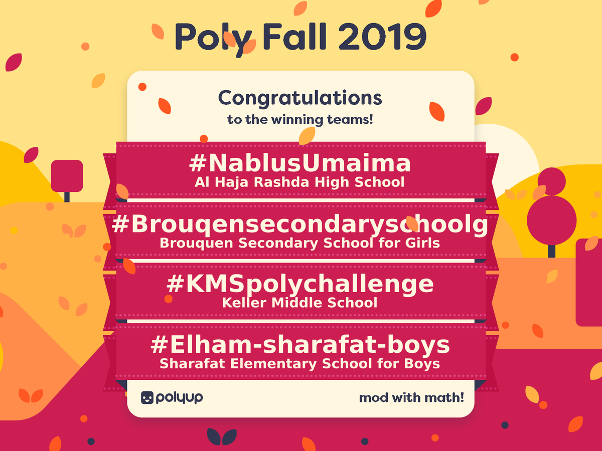 letsmod_ai's tweet photo. Here come another batch of #PolyFall2019 challenge #winners from across the globe - #congratulations! Your #team efforts have paid off π
Who's ready for the #PolySpring2020 challenge? It starts this coming Monday, January 6th π± https://t.co/hnYA8IewaM https://t.co/ocK1wi54wc
