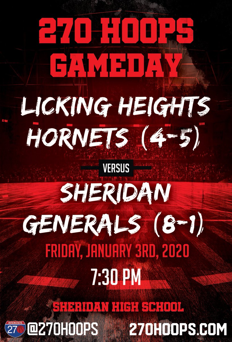 270Hoops's tweet image. We’ll be heading out to the far east as Sheridan hosts Licking Heights in a non-league tussle 

The reigning Division II regional champ Sheridan is off to another strong start and will pose a big threat to a young Licking Heights team 

Follow @CadeTorbert for postgame coverage