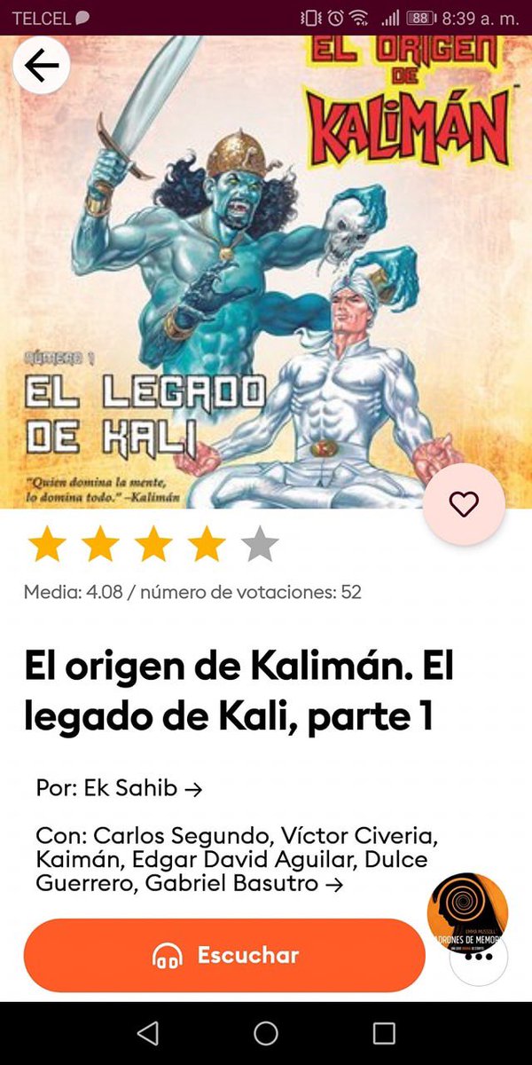 Y el primer audio libro ya está disponible en la App @Storytel_MX narrado por un servidor; esperando que sea del agrado de todos ustedes... 🙏🏼🤩
#ActorDeDoblaje #Comics #LocutorComercial #Kaliman #DoblajeMexicano @Locutores_com 
#VocesConValores