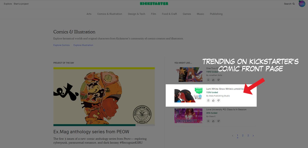 What a great start to 2020! Thank you for all your support! We're currently trending on #kickstarter and $750 away from our 2ND STRETCH GOAL! Thank you so much for the support!

Come join the fight for TRUE LOVE at bit.ly/2SPfY33
#Snowwhite #truelove #lgbtqool #comicbook