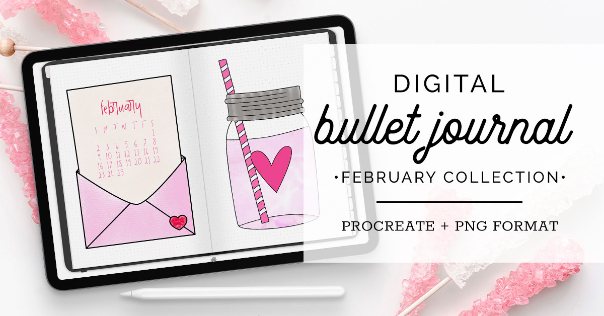 Our Procreate packs let you do all the creative work with our templates each month, then you can save them as PNG files and bring them into your note taking app, like Goodnotes to do your journaling! hollypixels.com/show-your-love…