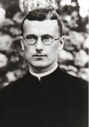 Fr. Franz Reinisch, a Palottine and member of Schoenstatt, he was killed for refusing to swear allegiance to Hitler. His final gift to his parents was the Eucharist, wrapped in a cloth, with a note: “Love and suffering into joy, F Reinisch.” He was an example to F Jägerstätter.