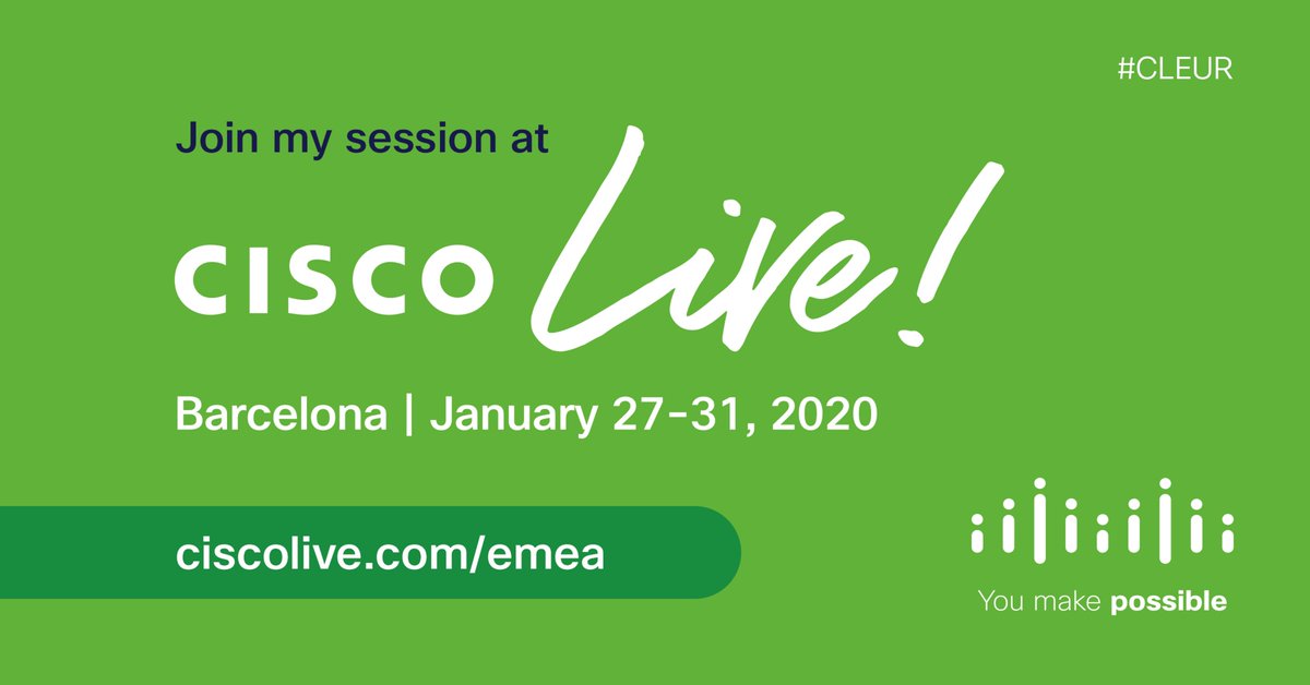 ciscolive.com/emea/learn/ses… #cleur #ciscolive