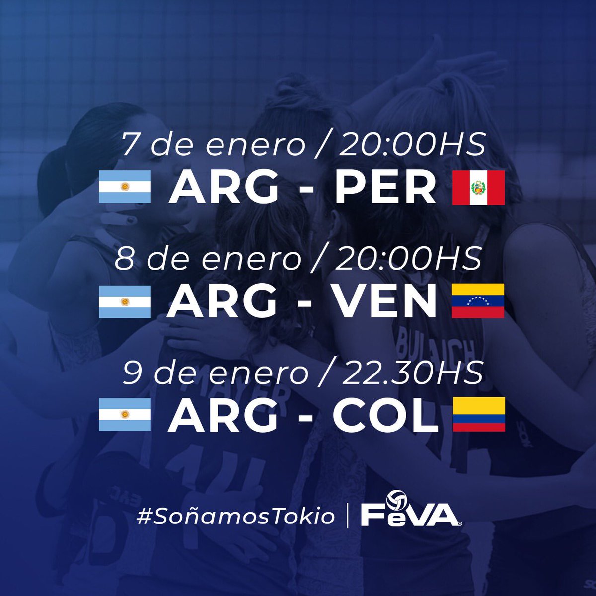 . <a href="/LasPanterasARG/">Las Panteras</a> ya se encuentran en viaje a Bogotá y comenzamos la cuenta regresiva para el #Preolimpico 😍

Desde este martes buscamos la clasificación a los Juegos Olímpicos #SoñamosTokio 

#VamosArgentina #VamosPanteras 🐾