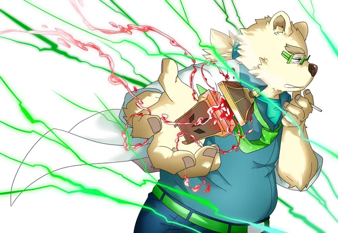 アンケート結果のレイヴ先輩描きました! 