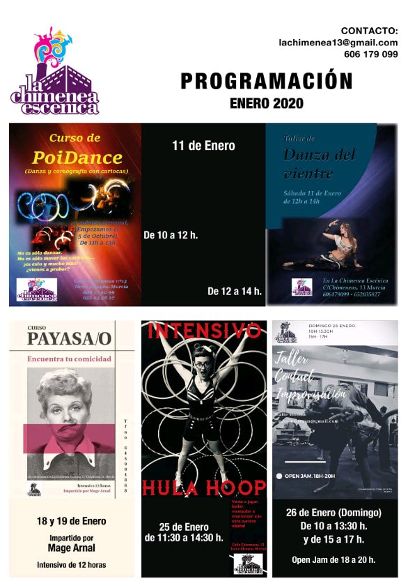 Programación Enero 2020 chimeneaescenica.wordpress.com/2020/01/03/pro…