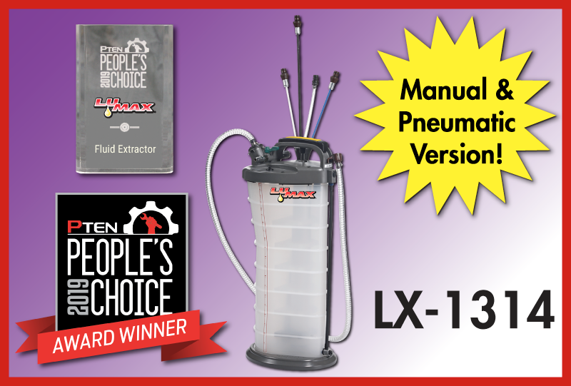 Lumax is proud to announce one of our products are 2019 @PTENmagazine People's Choice Award Winner! The LX-1314 2-in-1 Fluid Extractor won in the Engine Service & Repair Category.
#OilChange #FluidExtractors lumax.com/lumax-pten-201…