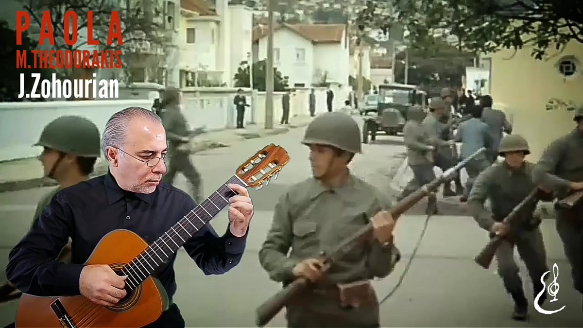 jamalzohourian's tweet photo. https://t.co/ZYozmdMoz0
.
" #PAOLA "
By :
#Mikis #Theodorakis
#Sound #Track From " #STATE_OF_SIEGE " #Movie .
#Arrangment for #Classical #Guitar by :
Behzad #Mirkhani and #Jamal #Zohourian
#Performance by :
#Jamal #Zohourian https://t.co/BQrH4vccj0
