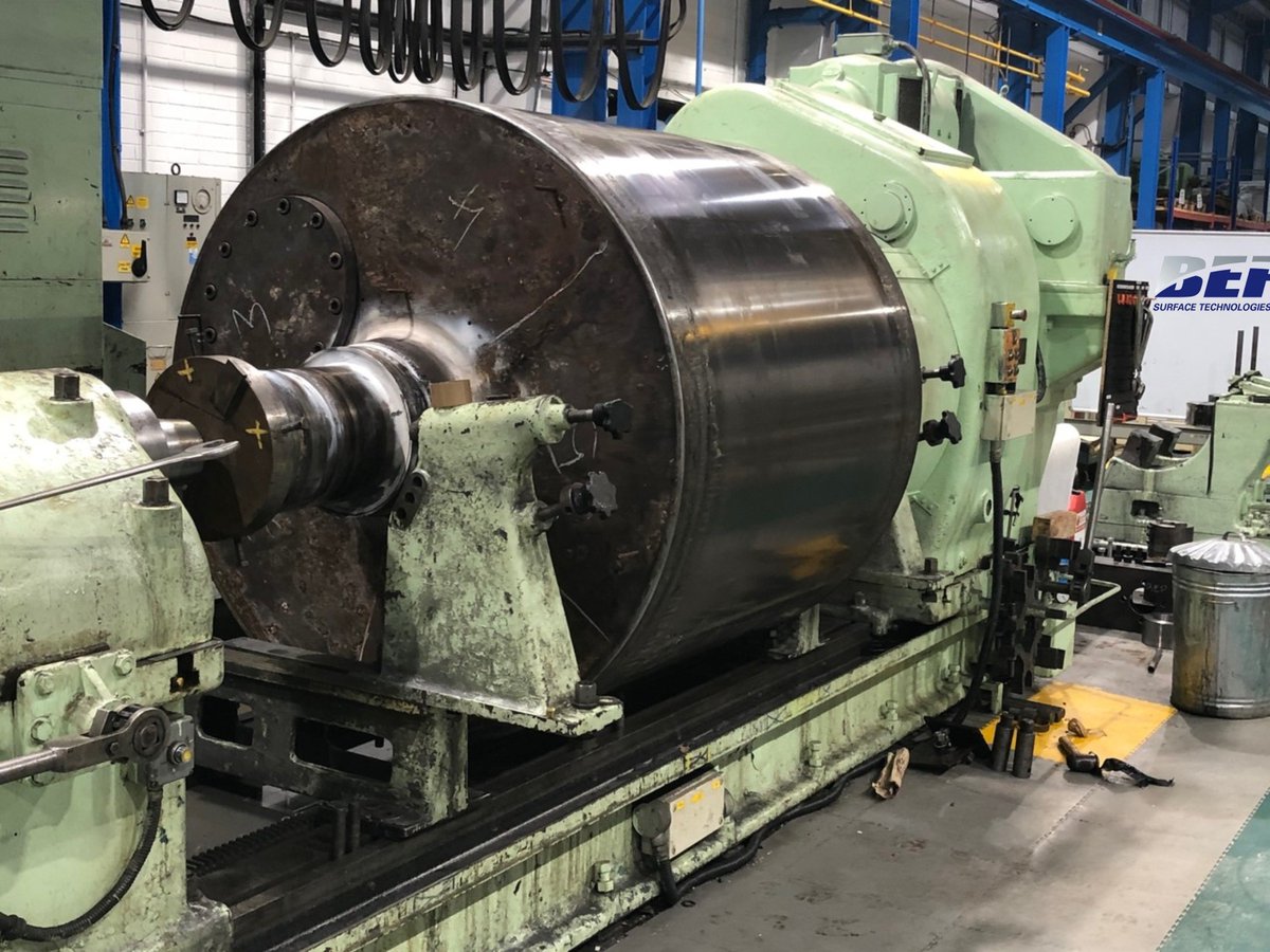 bepglobal's tweet photo. "Biggest diameter roll I've seen in one of our machines" (Andrew McClusky, BEP Managing Director) 
https://t.co/vrDQy2LG87 https://t.co/pb0hUj5cOR