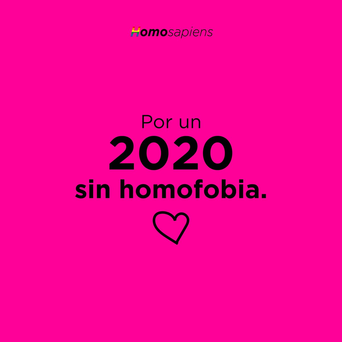 LoveHomosapiens's tweet photo. Por un año sin discriminación, ni homofobia. 

Creemos espacios libres. 
Más amor y respeto. ❤️🌈

#LoveIsLove #Lgbttiq https://t.co/folNL47udf