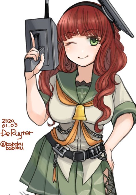 さぁさぁ今年の書き初めはデ ロイテルだよ～?
みんな今年もヨロシクね!
#艦これ版深夜の真剣お絵描き60分一本勝負
#艦これ版真剣お絵描き60分一本勝負_20200103 