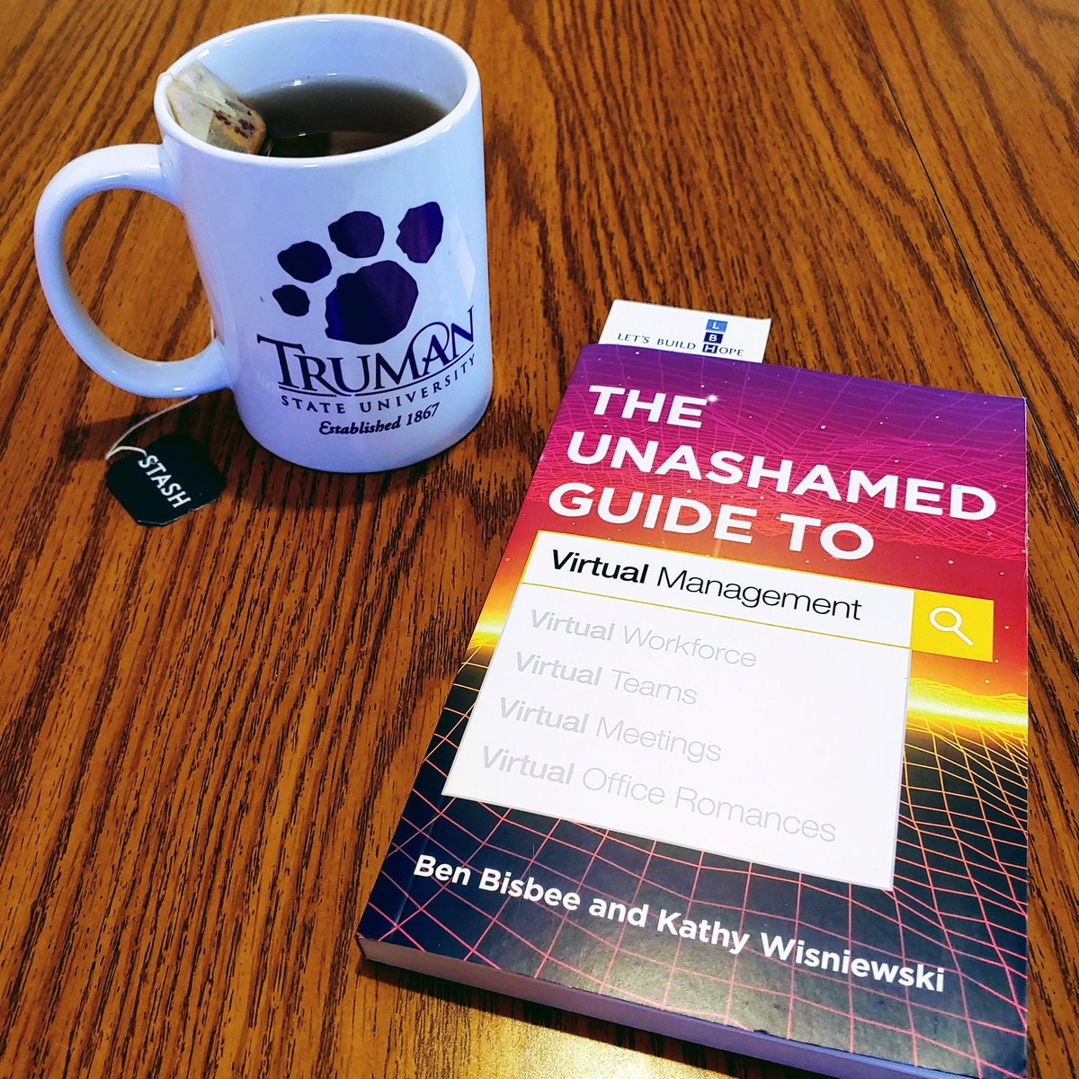 SarahNicole838's tweet image. My morning read this week is The Unashamed Guide to Virtual Management by @benbisbee &amp;amp; Kathy Wisniewski. I've really been enjoying it, and in addition to starting to tab pages and highlight things, I've gotten a few laughs.
What book(s) are you reading now? 

#VirtualManagement