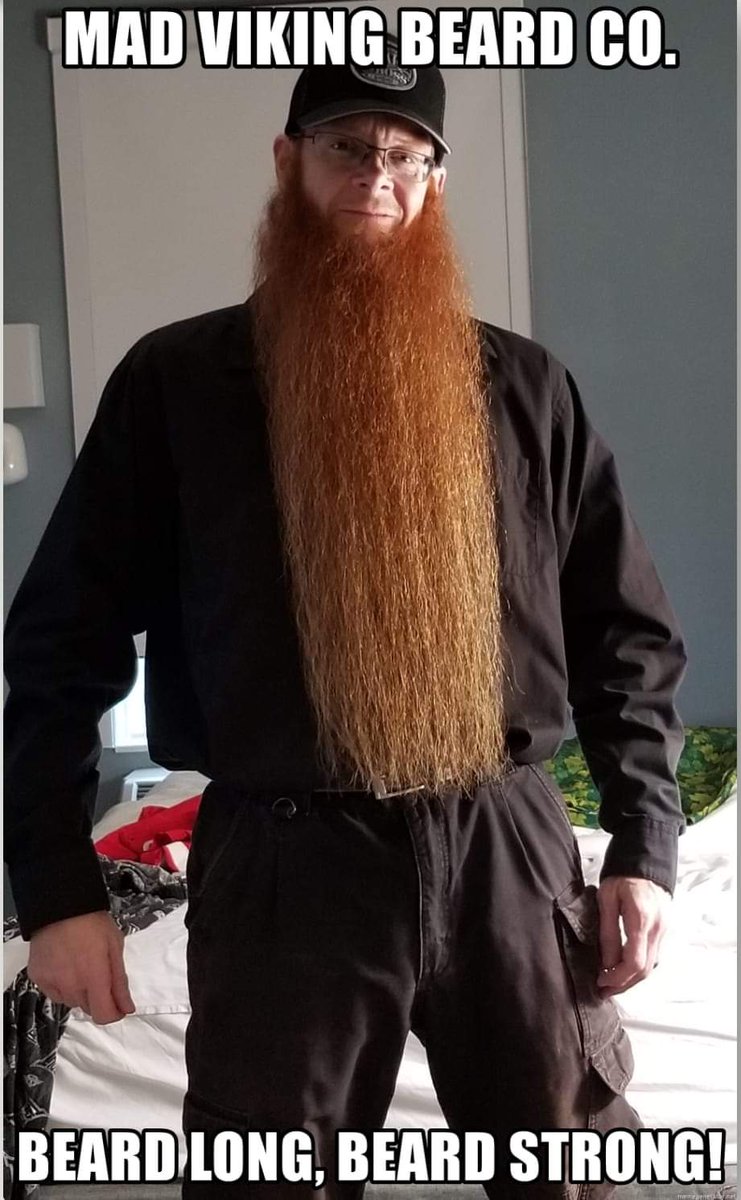 RyanSheibley's tweet photo. Beard The Fuck Up! #BeastmodeOn @madviking_beard #GingaNinja #MadVikingBeardTeam #MVRYAN #BestBeardOil #MadVikingBeardCo #Beard #Mushroom #DadLife #GrowABeardChangeTheWorld #BeardingForCharity https://t.co/0Pbbgr1jjw