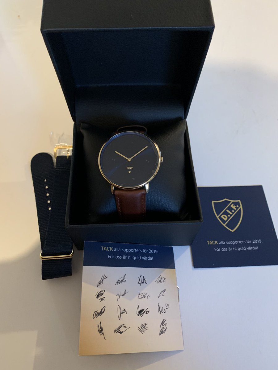 Tog ett litet tag men klockan kom tillslut.