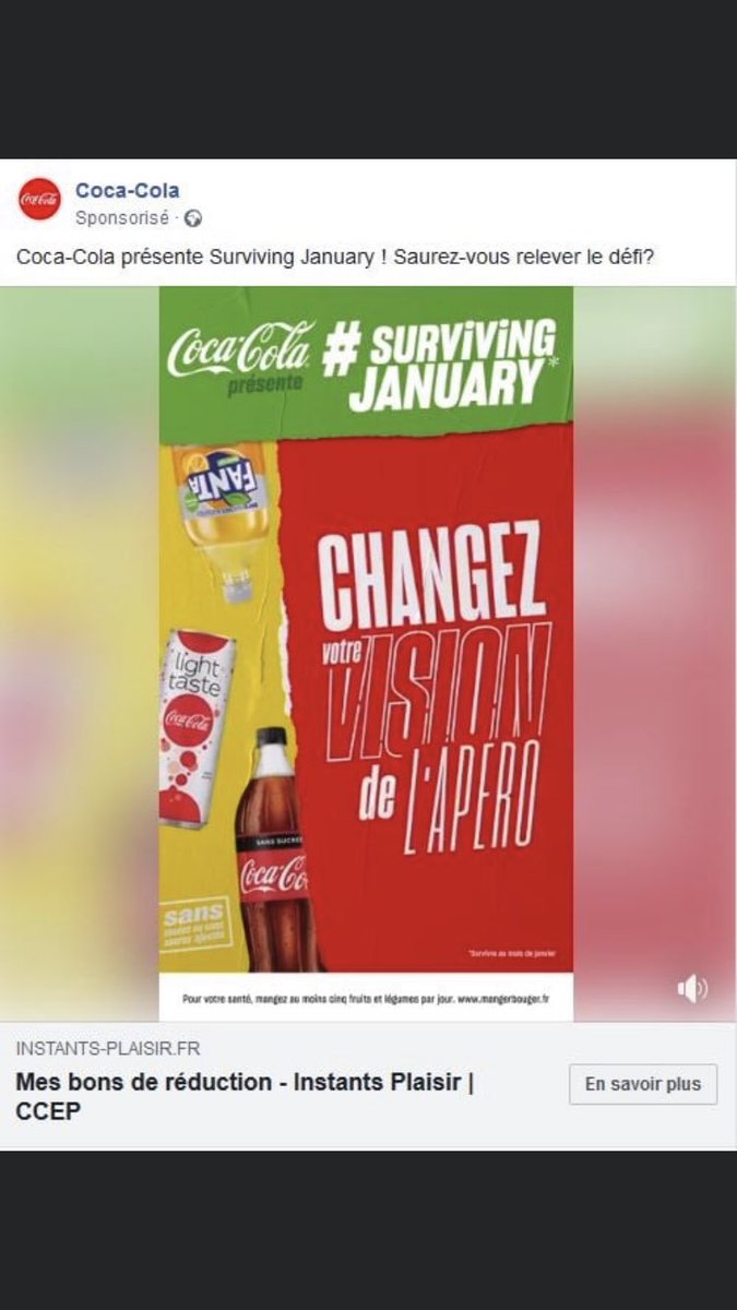 ForgeauJ's tweet photo. Ce mois-ci plusieurs associations financées par l’état Français demandent aux Français de ne pas consommer de vin. Raccourcis : des fonds publics sont indirectement utilisés pour faire la promo de #Coca-Cola #affligeant https://t.co/kbN7ssDALX