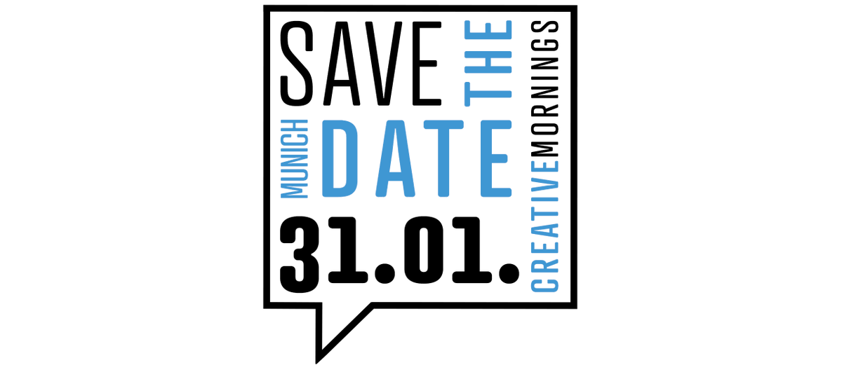 Happy New Year everyone! We´re already busy organizing our next session on January 31st. Save the date, more information will follow! #CreativeMornings #CreativeMorningsMunich #CMMuc #CMRoots