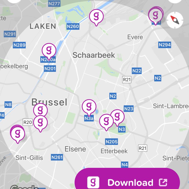 Getaround Belgium tweet media