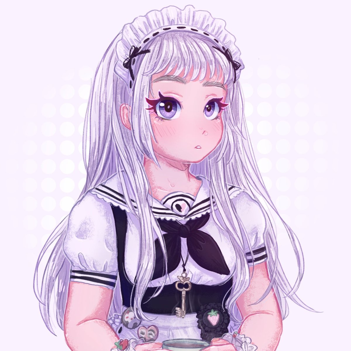 strawbee_fox's tweet photo. The graceful @UmeMeian 💖✨
#artistsontwitter #commission #commissionsopen #cafemaid #maid #art #digitalart #illustration #illustrator https://t.co/zQ5wxpUzQR