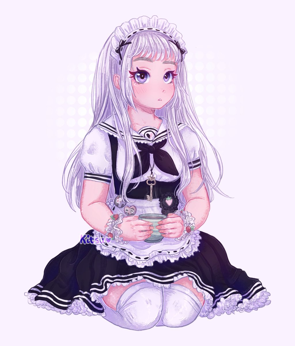 strawbee_fox's tweet photo. The graceful @UmeMeian 💖✨
#artistsontwitter #commission #commissionsopen #cafemaid #maid #art #digitalart #illustration #illustrator https://t.co/zQ5wxpUzQR