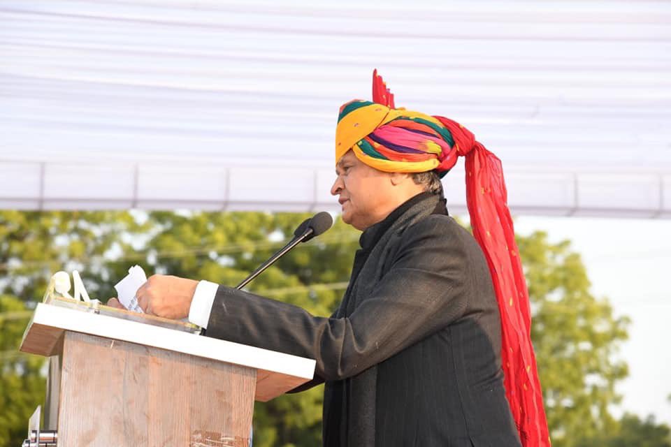 मुख्यमंत्री श्री <a href="/ashokgehlot51/">Ashok Gehlot</a> जी ने जोधपुर में सरदार स्पोर्ट्स एकेडमी के उद्घाटन समारोह में शिरकत की।