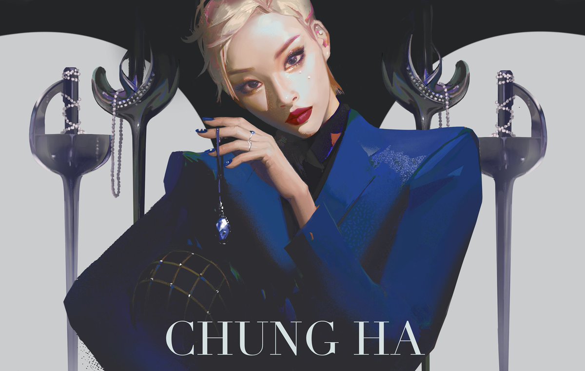 kut3486's tweet photo. Chung ha. Fan art
 청하 팬아트

Snapping 뮤비보고 무대에서 돌변하는 모습이 너무 멋져서
숏컷 청하를 그려보게 되었습니다. 닮게그리는게 생각보다 어렵네요

#청하 #Chungha #snapping https://t.co/Rob2By5Pg8