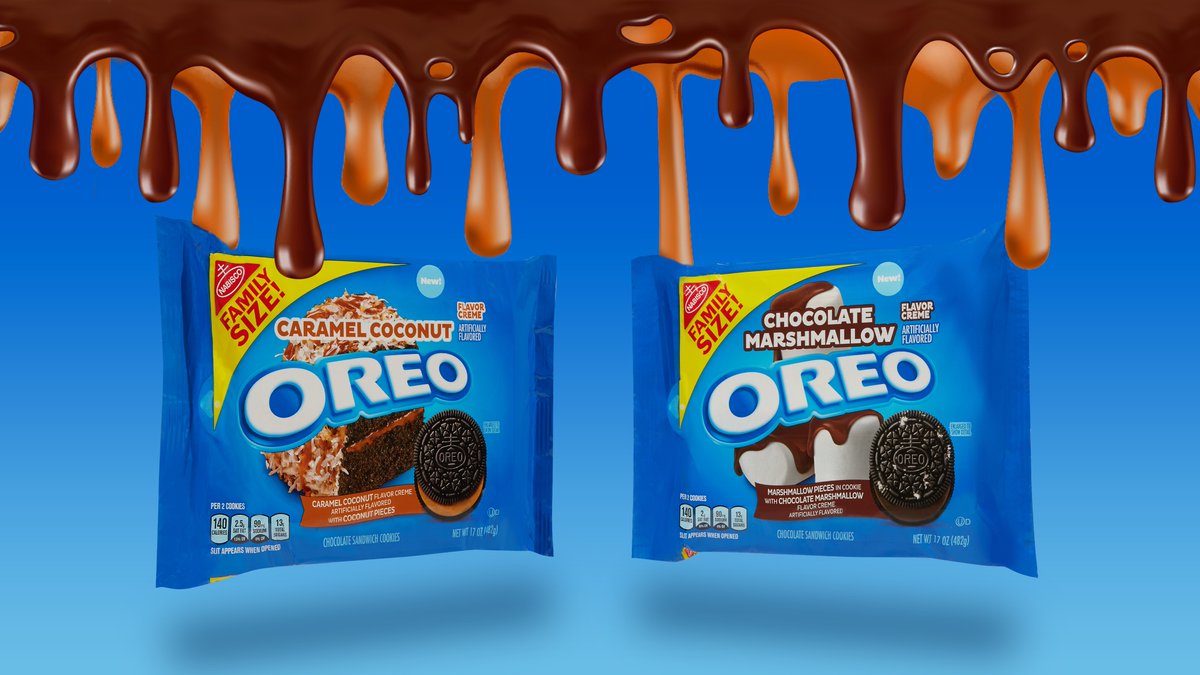 Oreo's tweet photo. ┏━━┓┏━━┓┏━━┓┏━━┓
┗━┓┃┃┏┓┃┗━┓┃┃┏┓┃
┏━┛┃┃┃┃┃┏━┛┃┃┃┃┃
     ✨New Year, New Flavors✨
┃┏━┛┃┃┃┃┃┏━┛┃┃┃┃
┃┗━┓┃┗┛┃┃┗━┓┃┗┛┃
┗━━┛┗━━┛┗━━┛┗━━┛ https://t.co/QsYvfSNERc