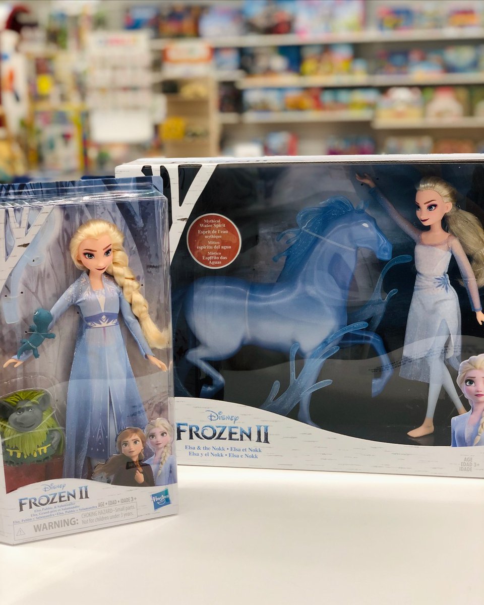 WonderWorksToys's tweet photo. When the Snow Queen came to visit, she asked the children what their favorite part her new movie was. Almost everyone said, "WHEN YOU RODE THE MAGIC HORSE!" ❄️ So, GUESS WHAT?! NEW Elsa, Magic Water Horse, and Pabbie figurines in stores! #frozentwo #magichappenzhere https://t.co/kAhEupfvlx