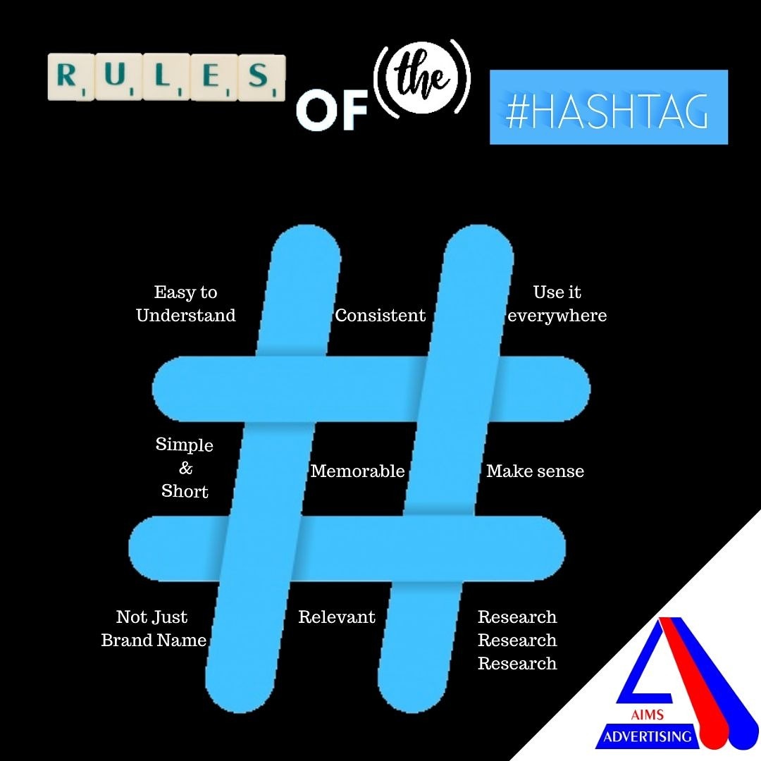 Are you using the right HASHTAG?
.
Retweet with a comment 💬....
.
#aimsadvertising #socialmediamarketing #Twitter #SMM #DigitalMarketing #marketing