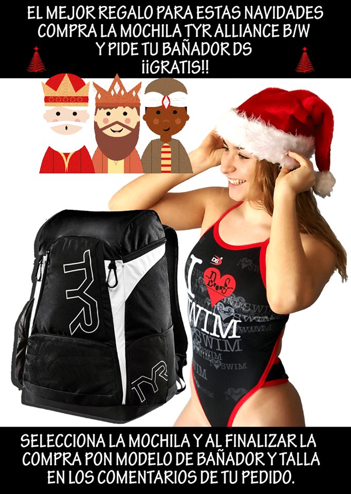 ¡🎁COMPRA ESTA MOCHILA TYR B/W Y LOS 👑👑👑 TE REGALAN EL BAÑADOR DS QUE MÁS TE GUSTE🎁! Sin códigos, elige modelo y talla del bañador de regalo en 👉 bit.ly/37p0t5O 👈 y ponlo (modelo y talla) en los comentarios de tu compra 🎉🎊.