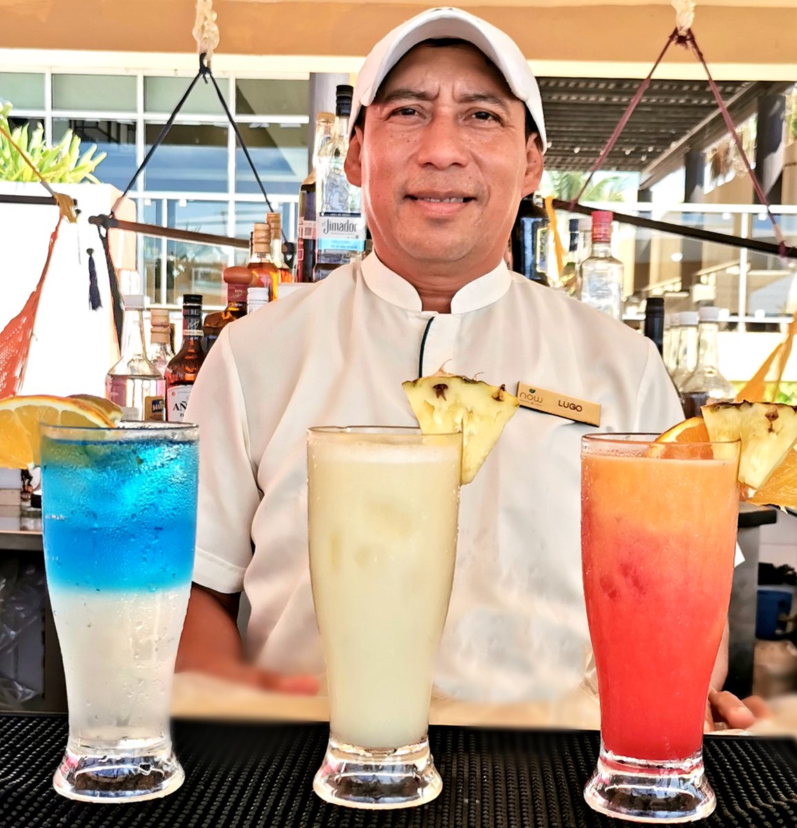NowResorts's tweet photo. Cheers to a beautiful day in paradise at @NowJade! What type of tropical drink would you like to try? #TravelTuesday https://t.co/yD10aNlmqX https://t.co/hu0dolNher