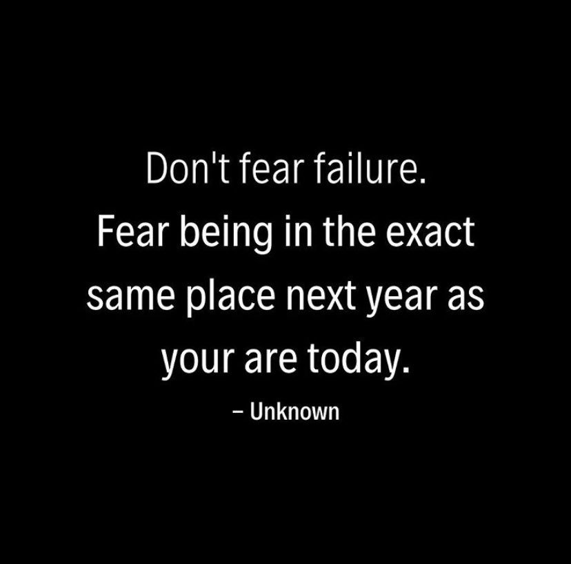 Fail forward ✌🏼💪🏼