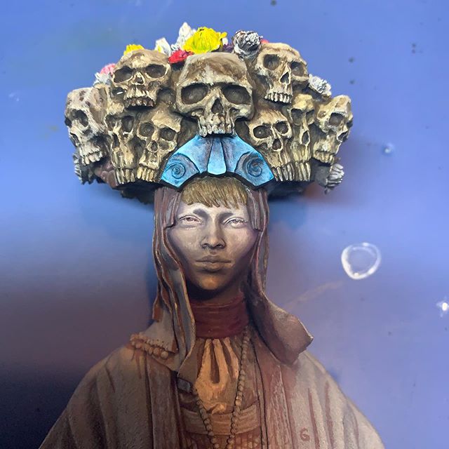 NilsHolmbergh's tweet photo. Started sketching on the flower queen, finally painting something again https://t.co/5awsUOgPQo