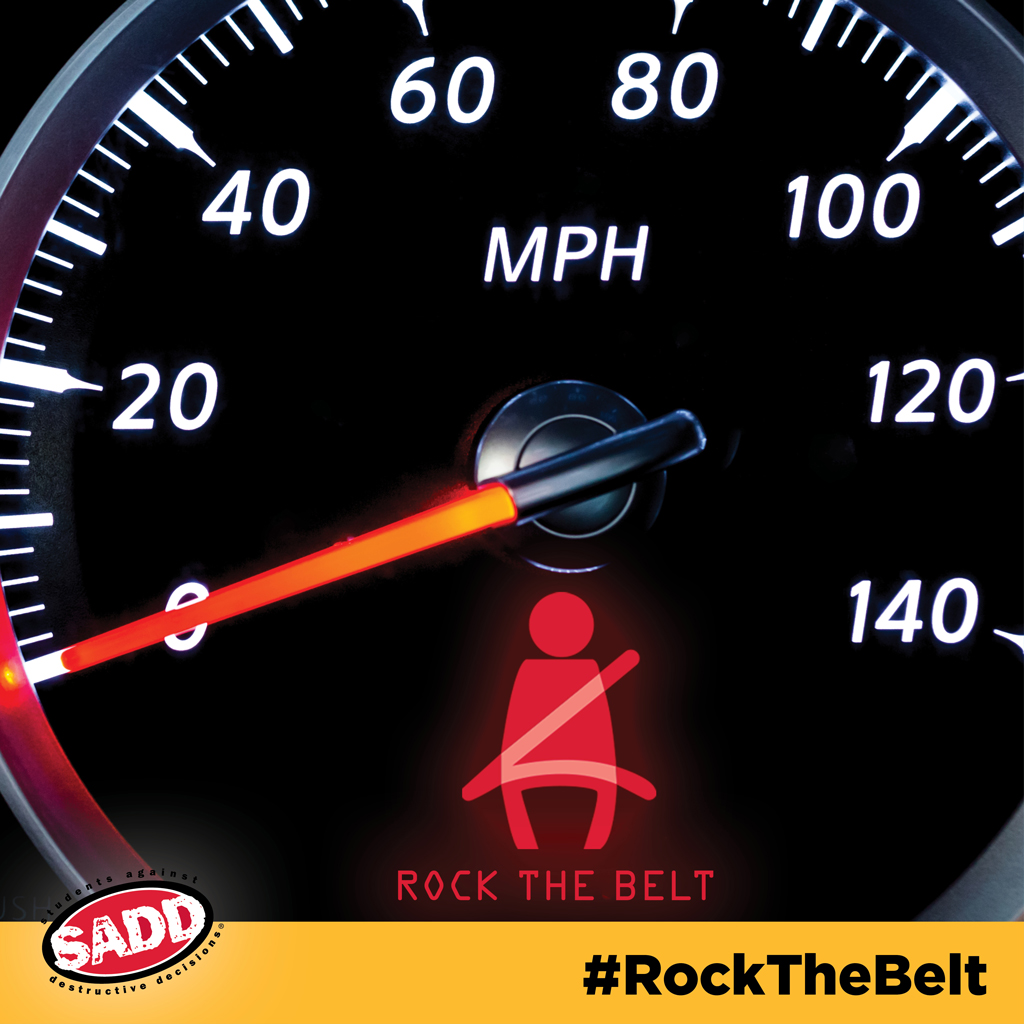 SADDnation's tweet photo. No seat belt = no ride. Over half of teens killed in car crashes weren’t wearing a seat belt. Make sure they #RockTheBelt in every car, every time. https://t.co/wyAs5o2v9e