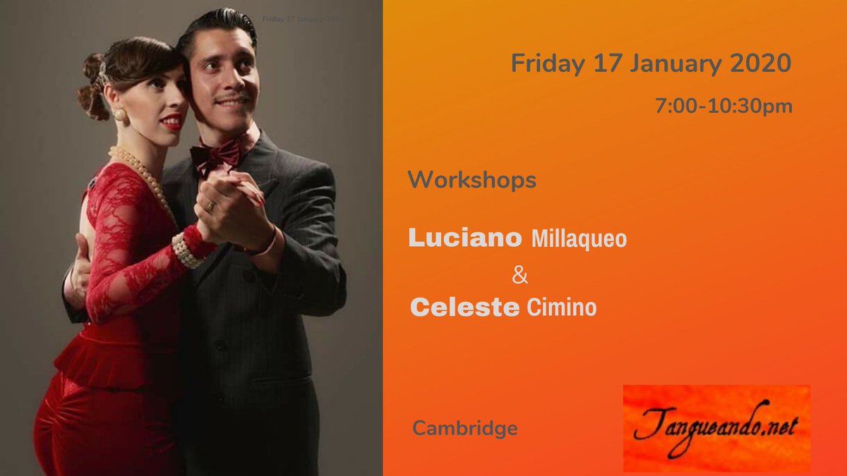 TangueandoNet's tweet photo. Luciano Millaqueo &amp; Celeste Cimino workshops in Cambridge! - https://t.co/7KC627WvBR https://t.co/0hHKoAODyV