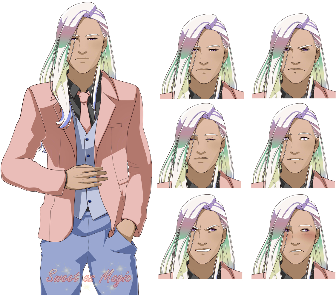 remnantation's tweet photo. Back to it! Chayton changed a little bit more from first sketch to final sprite. He's not your typical unicorn! (Literally. He's a unicorn.)
DEMO is here: https://t.co/g2doxUTSIf
@CryComGames 

#VisualNovel #VN #Yaoi #BL #SpriteArt https://t.co/s7sT74O9Eq
