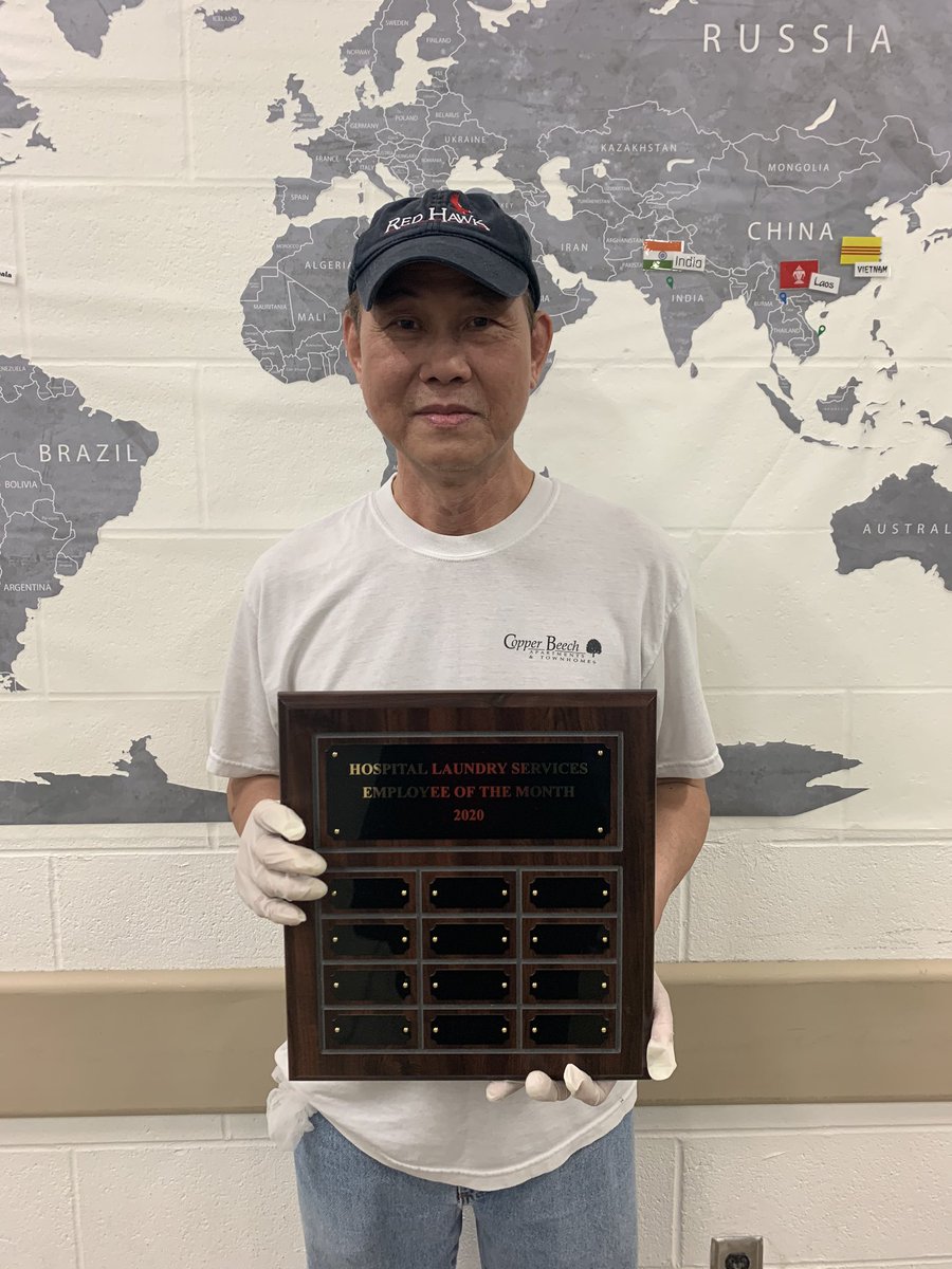 hlsfortwayne's tweet photo. Congratulations to our 2020 January Employee of the Month 🎉🎊 Such a hard worker and great asset to our company 💚

#hlsfortwayne #healthcare #laundryservices #fortwayne #indiana https://t.co/gYCvJBMcHK