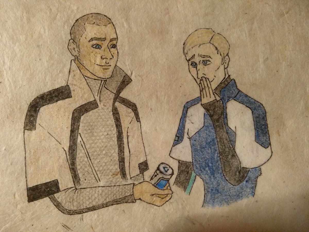 Dark_and_Scary's tweet photo. A li'l thing I did for my friend as a Christmas gift. 'Cause you know, stupid jokes and all that.
#Simarkus #Simkus #MarkusSimon #SimonMarkus #MarkusxSimon #SimonxMarkus (what the heck is even the tag for them?) #dbh https://t.co/IZYIW12oVx