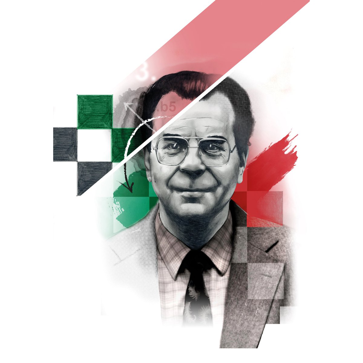 pmlee76's tweet photo. #illustration commission for @uschess portrait is of Pal Benko.
-
Hungarian-American #chess #grandmaster Pal Benko passed away at the age of 91. #Benko was one of the world’s top grandmasters in the 1950s and 60s.
-
#drawing #chess #palbenko #chess #uschess #studiomorales https://t.co/P8z3odtsja
