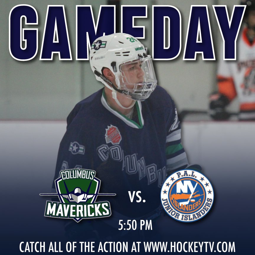 ColumbusMavsHky's tweet photo. The Mavs kick off their 4-game weekend at the @USPHL Boston Showcase today with a matchup against the @JrIslanders at 5:50 PM. You can catch all of the showcase action on @MyHockeyTV.
***
#ColumbusMavericks #USPHL #GoMavs #JuniorHockey #ColumbusHockey #BostonShowcase https://t.co/B6zG4OzYJi