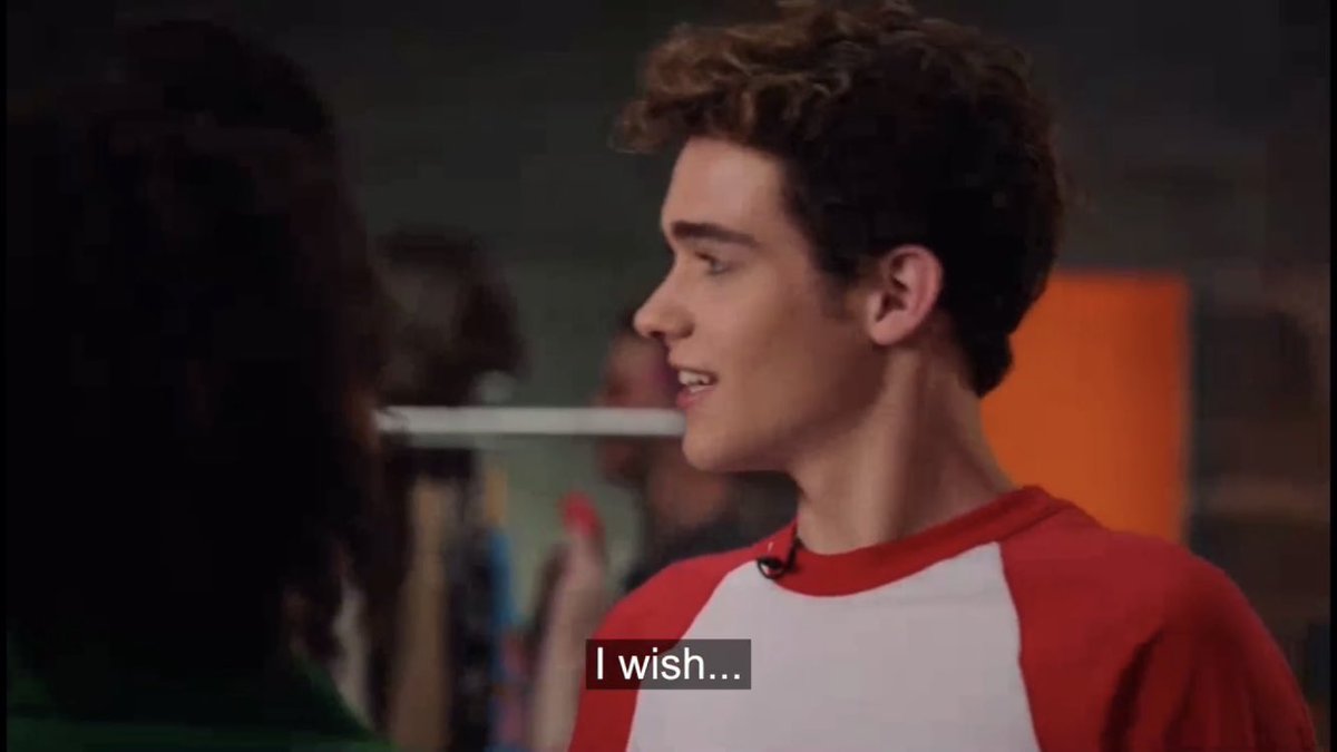 Moving away from the parallels, in this scene Ricky is conflicted and there are things left unsaid. He's really happy to see her. He is! But he doesn't know what to say to her. And he says something interesting before he tells her that. "I wish..."