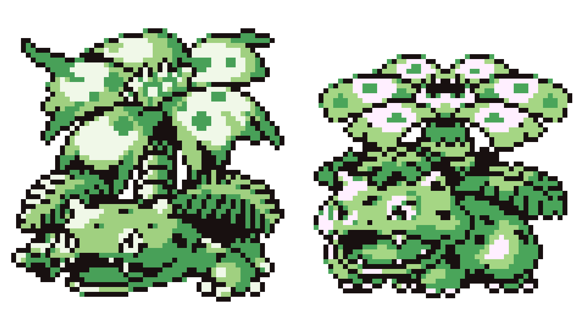 Red and Green sprites