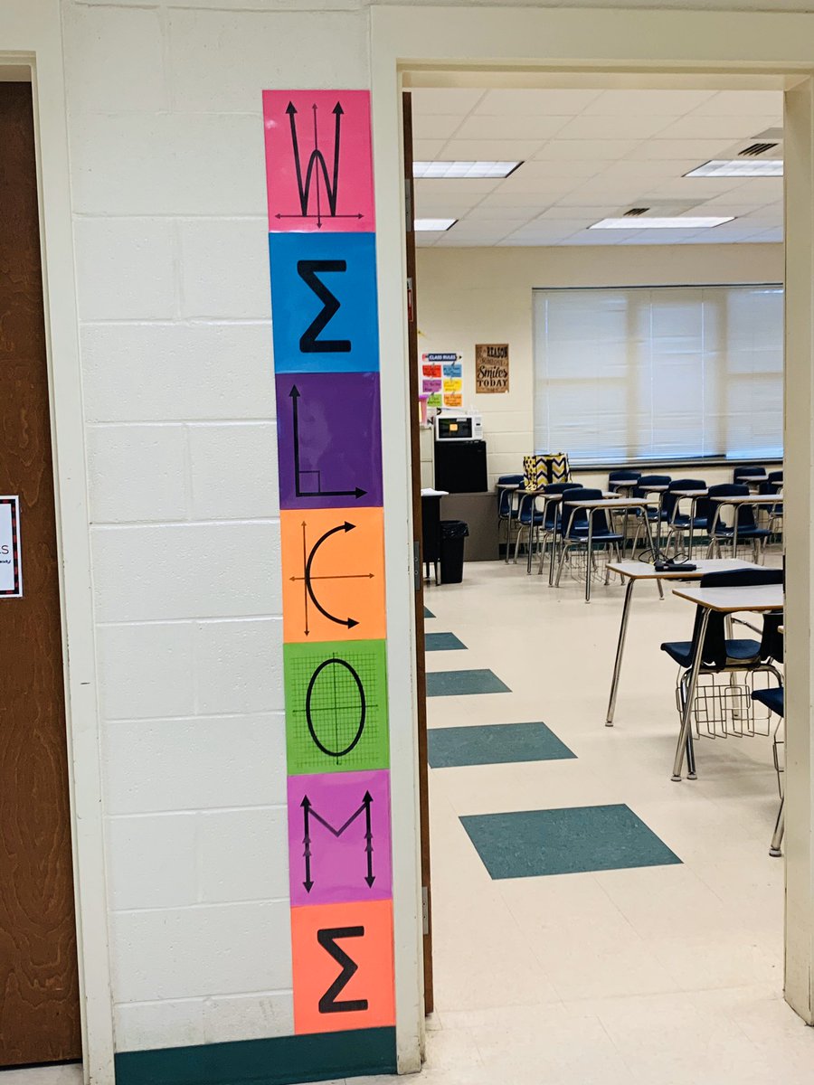 morgan_laroque's tweet image. Finally got my sign up!! 🤪#TeacherWorkday #MathProbs