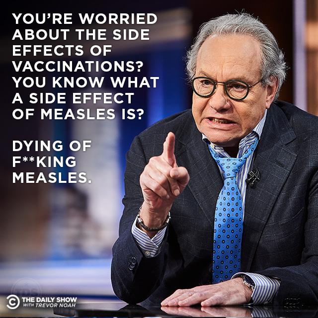 The Daily Show (@thedailyshow) on Twitter photo The measles are going viral again and <a href="/TheLewisBlack/">Lewis Black</a> isnโt happy about it. Full piece: bit.ly/2WgUIGh The measles are going viral again and <a href="/TheLewisBlack/">Lewis Black</a> isnโt happy about it. Full piece: bit.ly/2WgUIGh