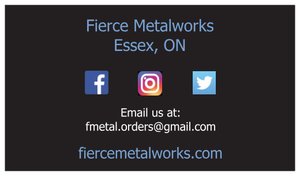 Follow us on social media and check out our website too!
fiercemetalworks.com
#supportlocalBusiness #windsoressex #YQG